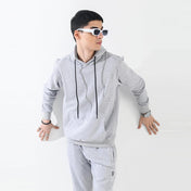 Heather Grey Fleece Tracksuit - Surteez