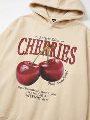 Oversize Cherries Hoodie