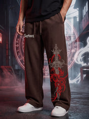 Dragon Graphic Trouser