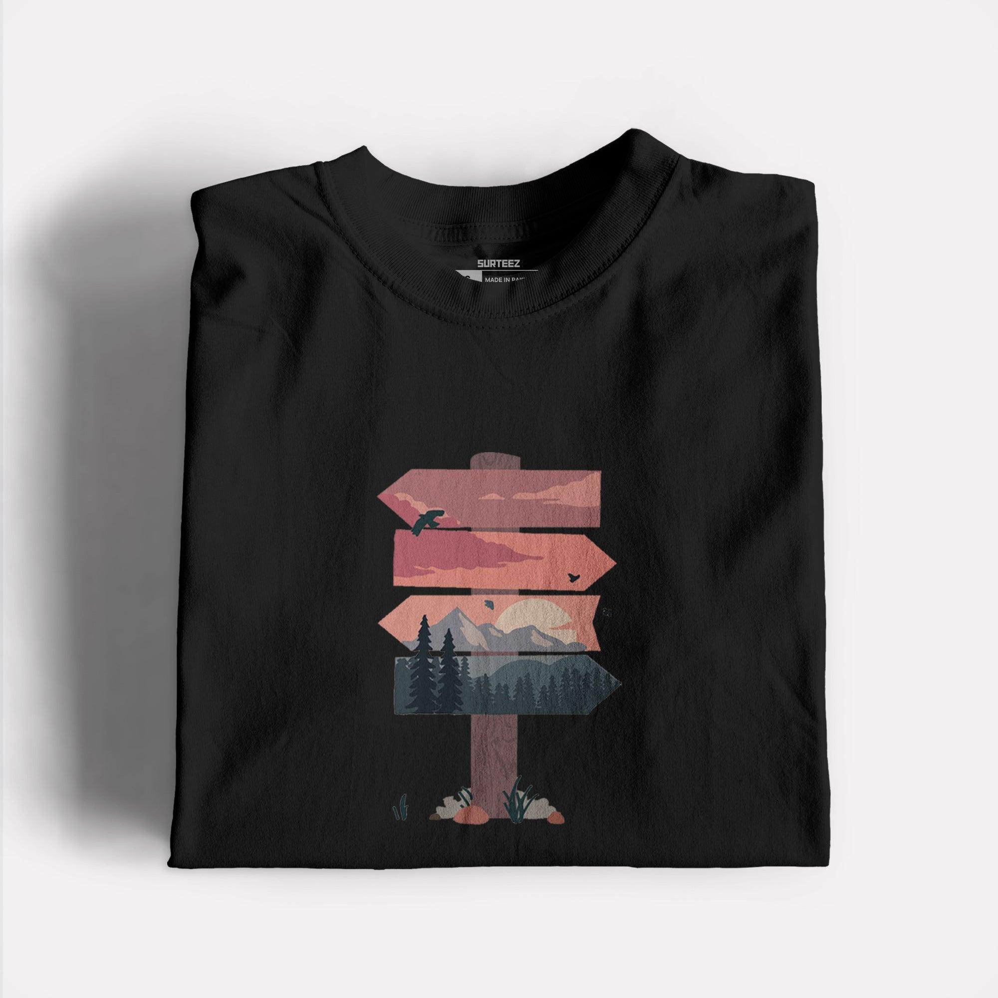Direction Forest Graphic Tshirt - Surteez