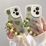 Cute Matcha Flower Phone Case