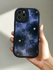 Black Floral Mobile Case
