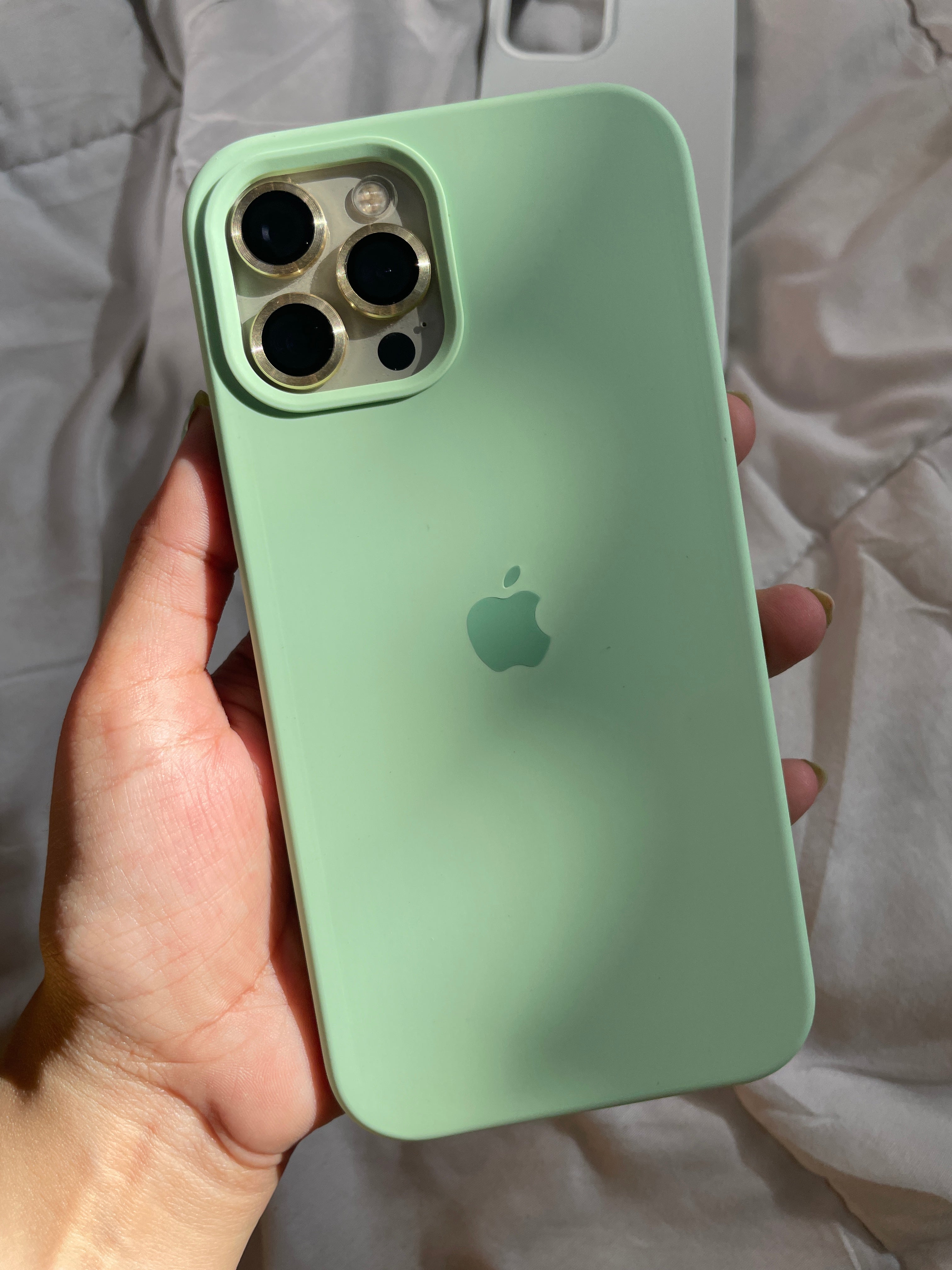 Mint Green Silicon Mobile Case
