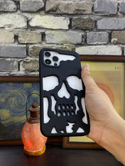 Black Skull Phone Case