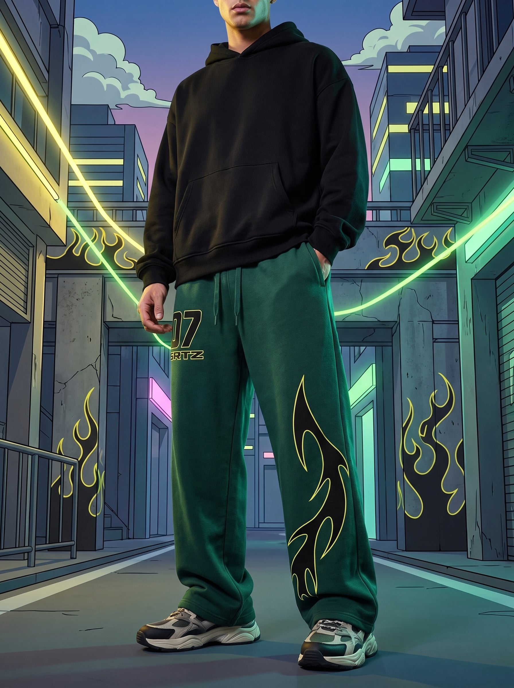 Squad07 Graphic Trouser