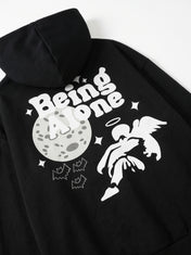 Oversize Being Alone Hoodie