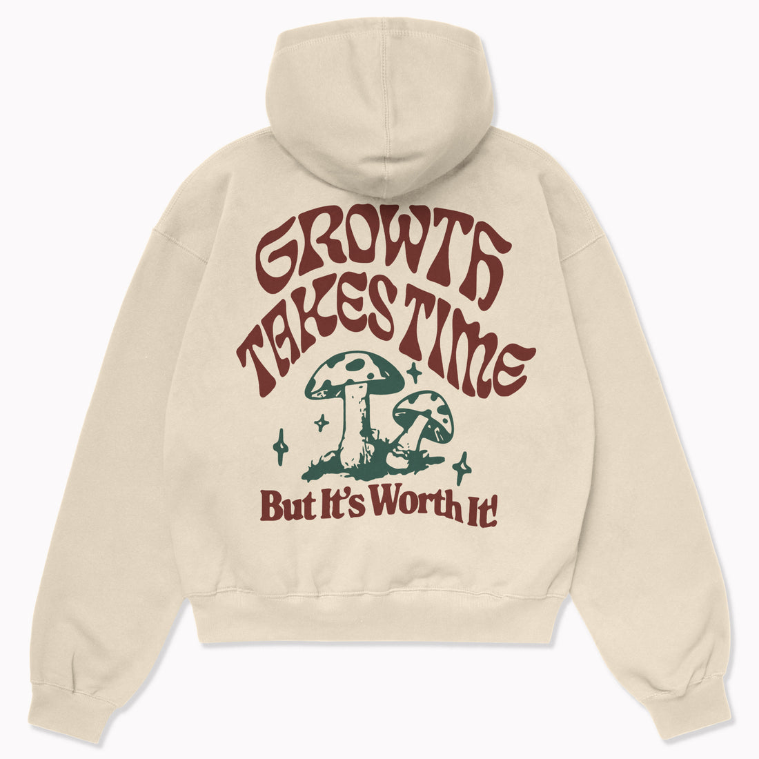 Oversize Growth Takes Time Hoodie