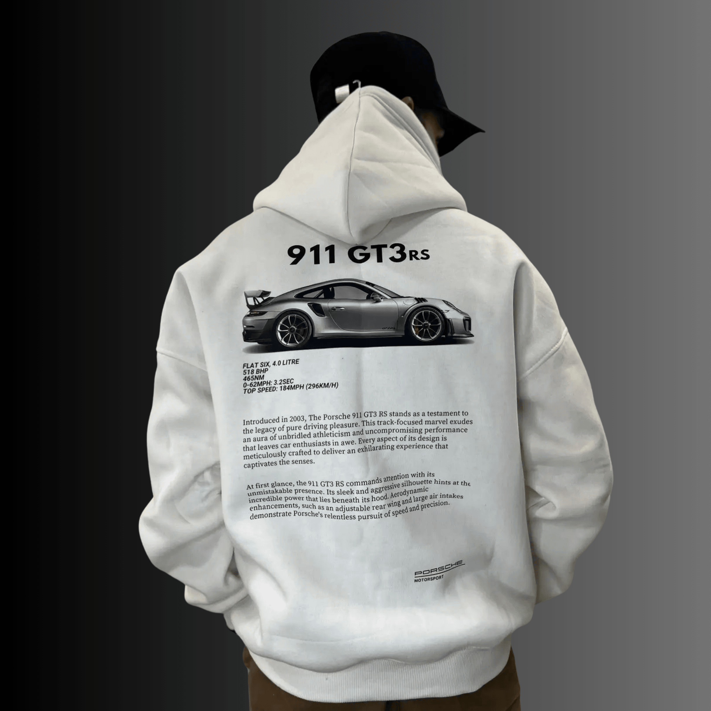 Oversize 911 GT3 Hoodie