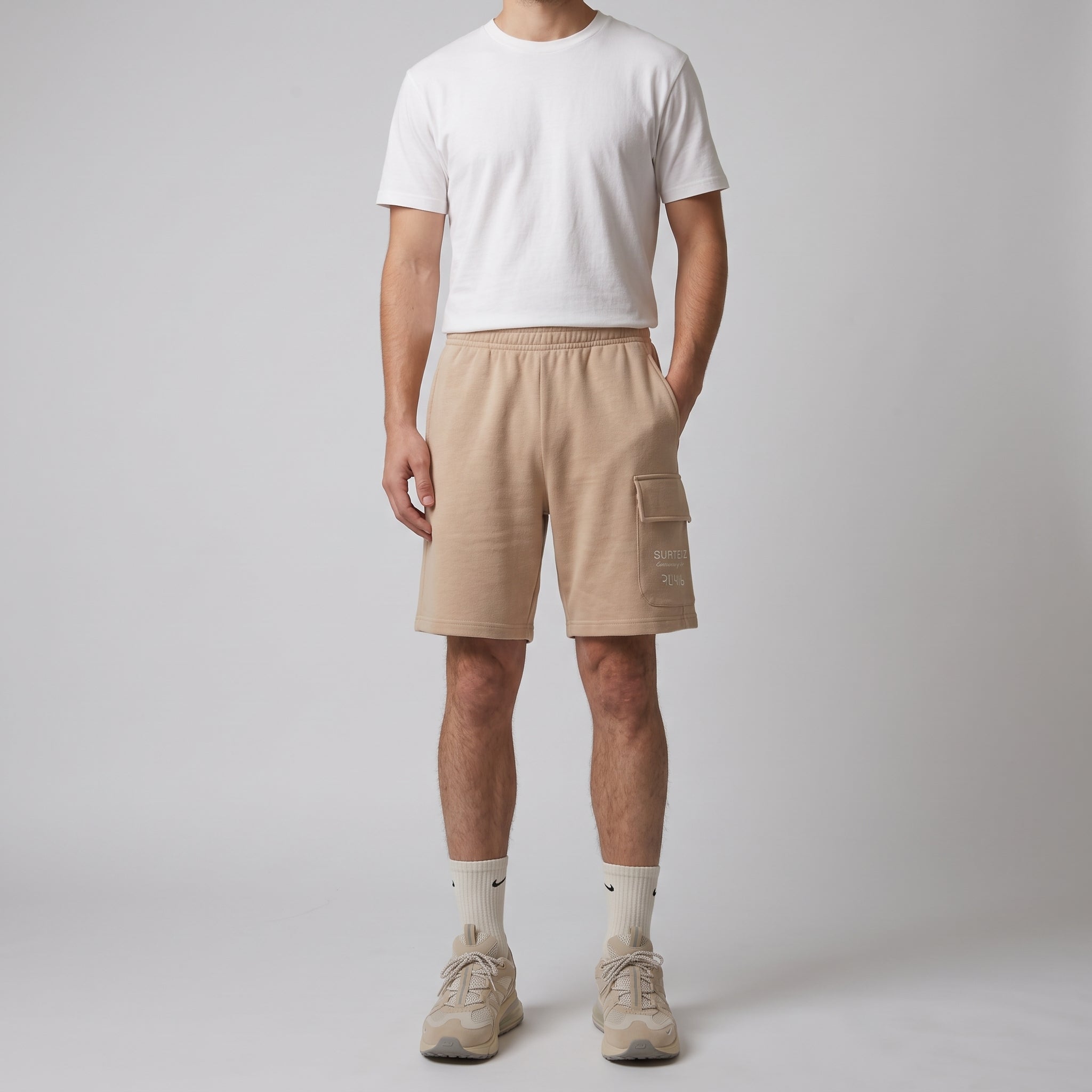 Skin Terry Cargo Shorts