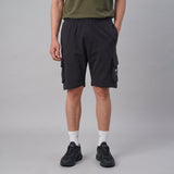 Black Terry Cargo Shorts