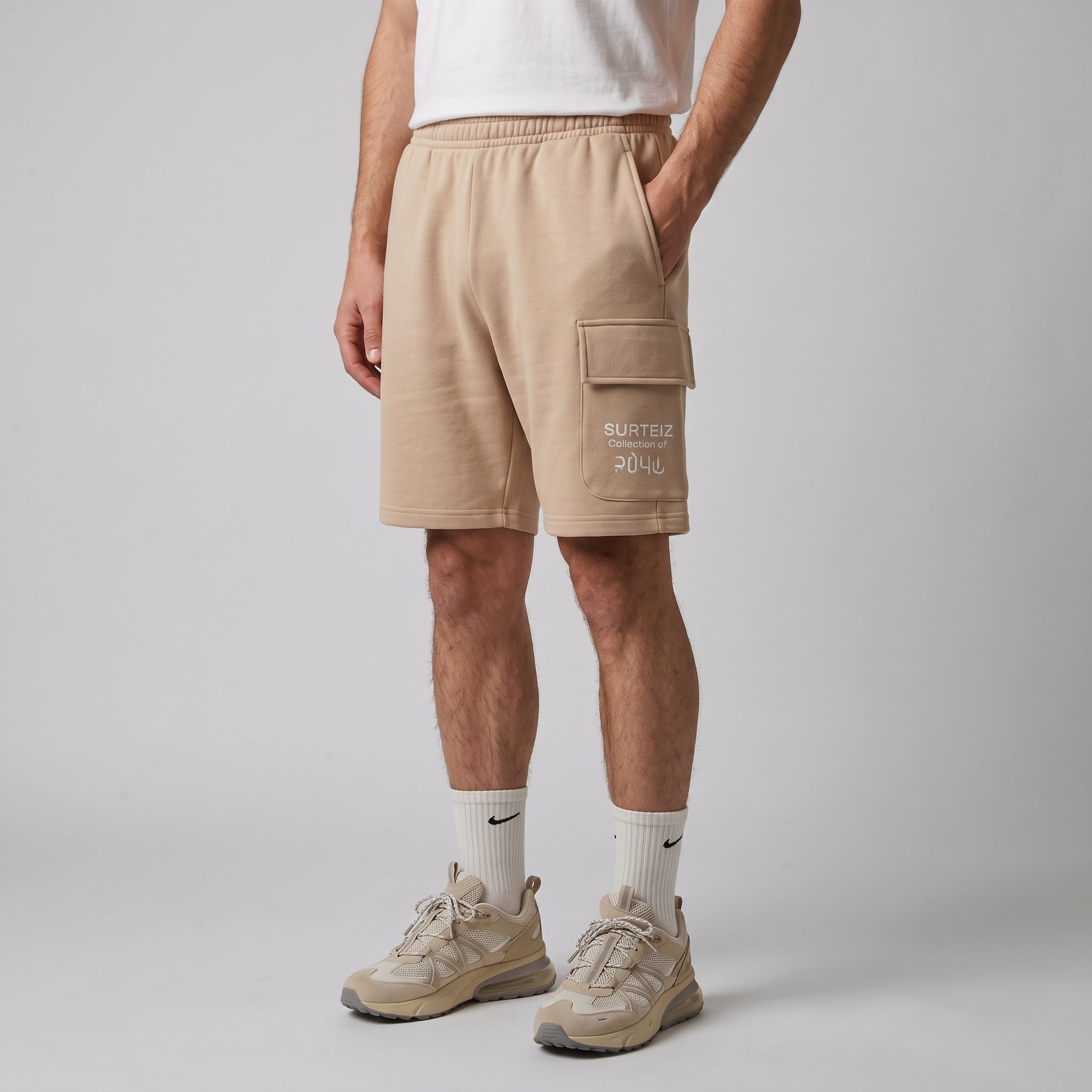 Skin Terry Cargo Shorts