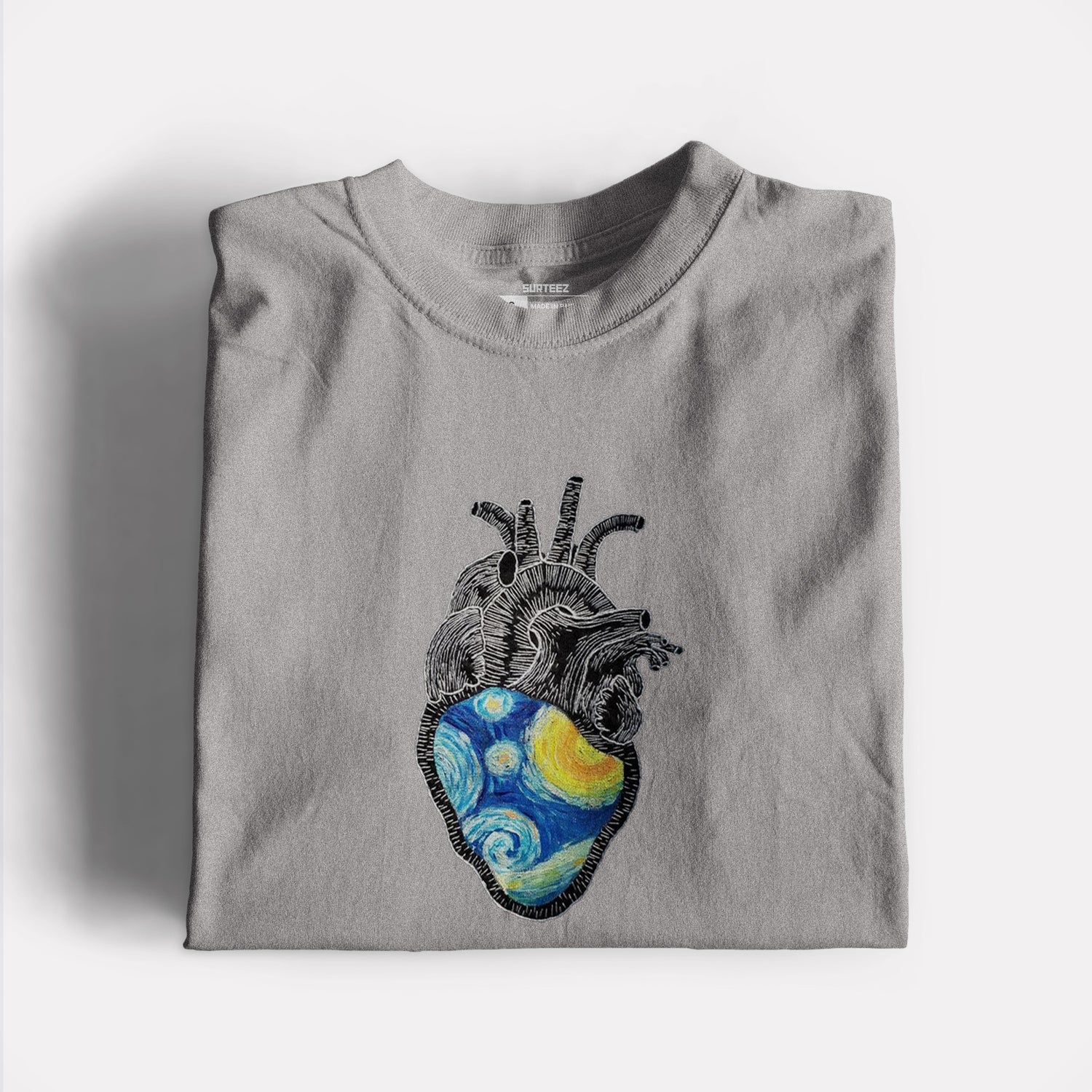 Van Gogh Heart Graphic Tee