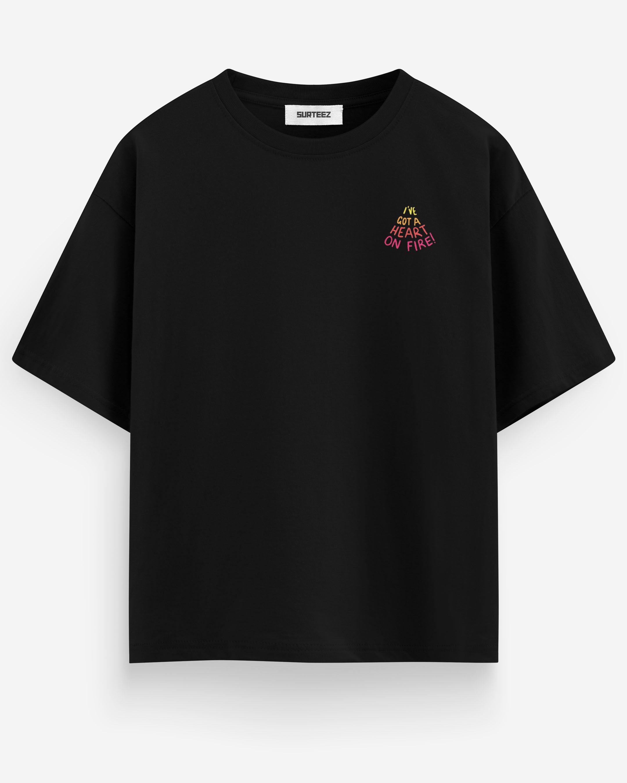 Oversize Heart on Fire