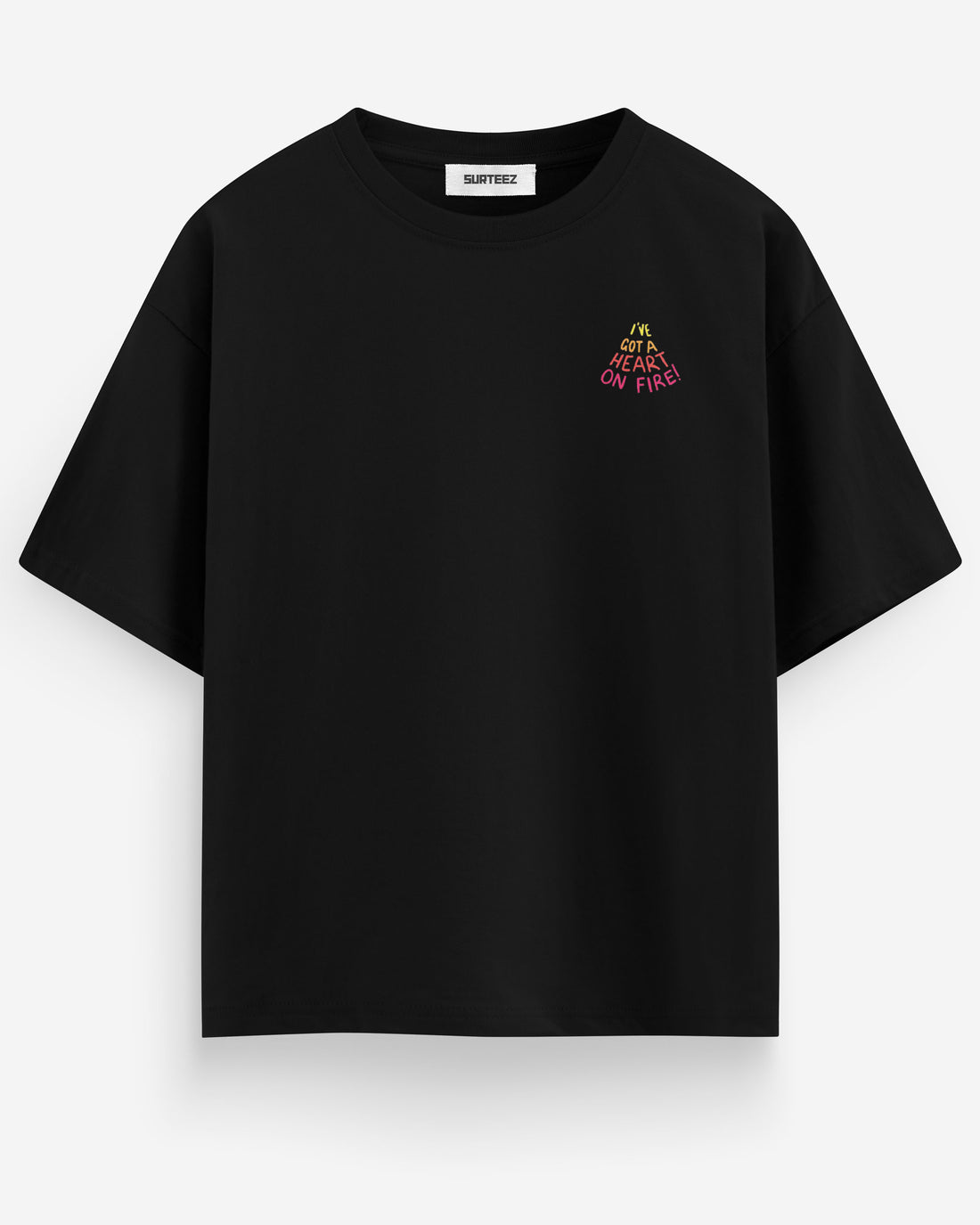 Oversize Heart on Fire