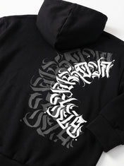 Oversize Script Vortex Hoodie