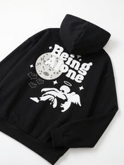 Oversize Being Alone Hoodie