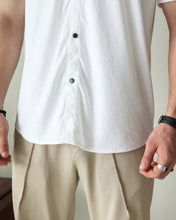 Imported Lycra Textured Shirt - White