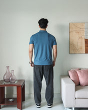 Modern Stretch Textured Polo - Crystal Teal