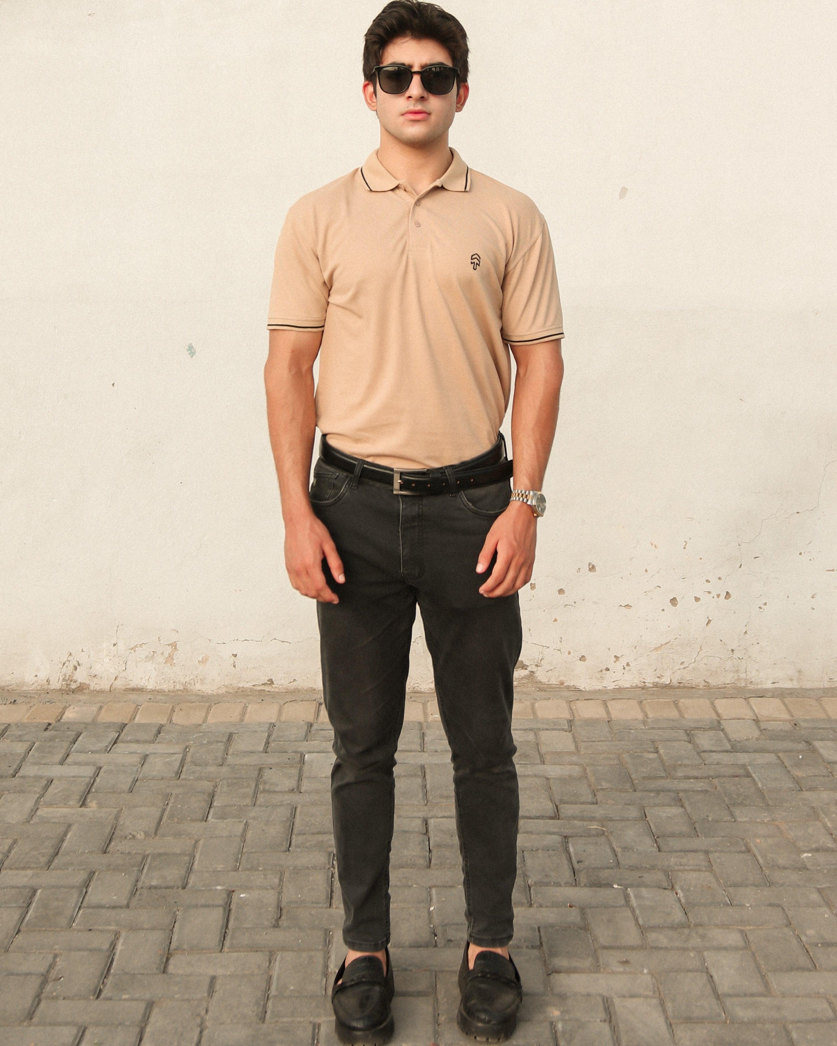 Polo Shirt - Beige - Surteez