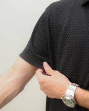 Woven Lycra Shirt - Black