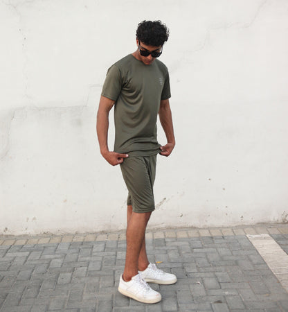 Olive Dri-fit tracksuit - Surteez