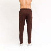 Brown Lycra Quick Dry Trouser with Three Stripes - Surteez