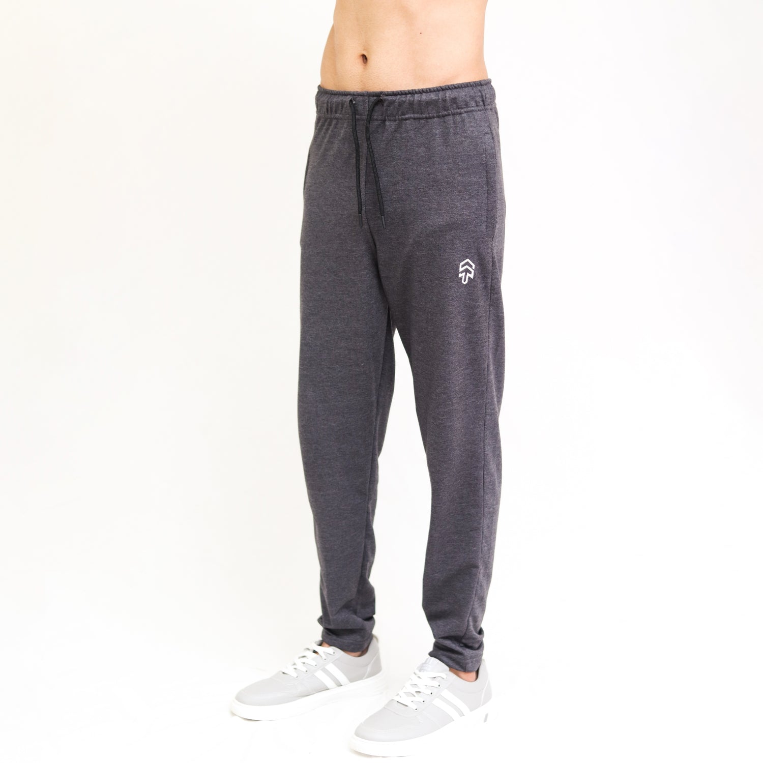 Charcoal Terry Basic Trouser