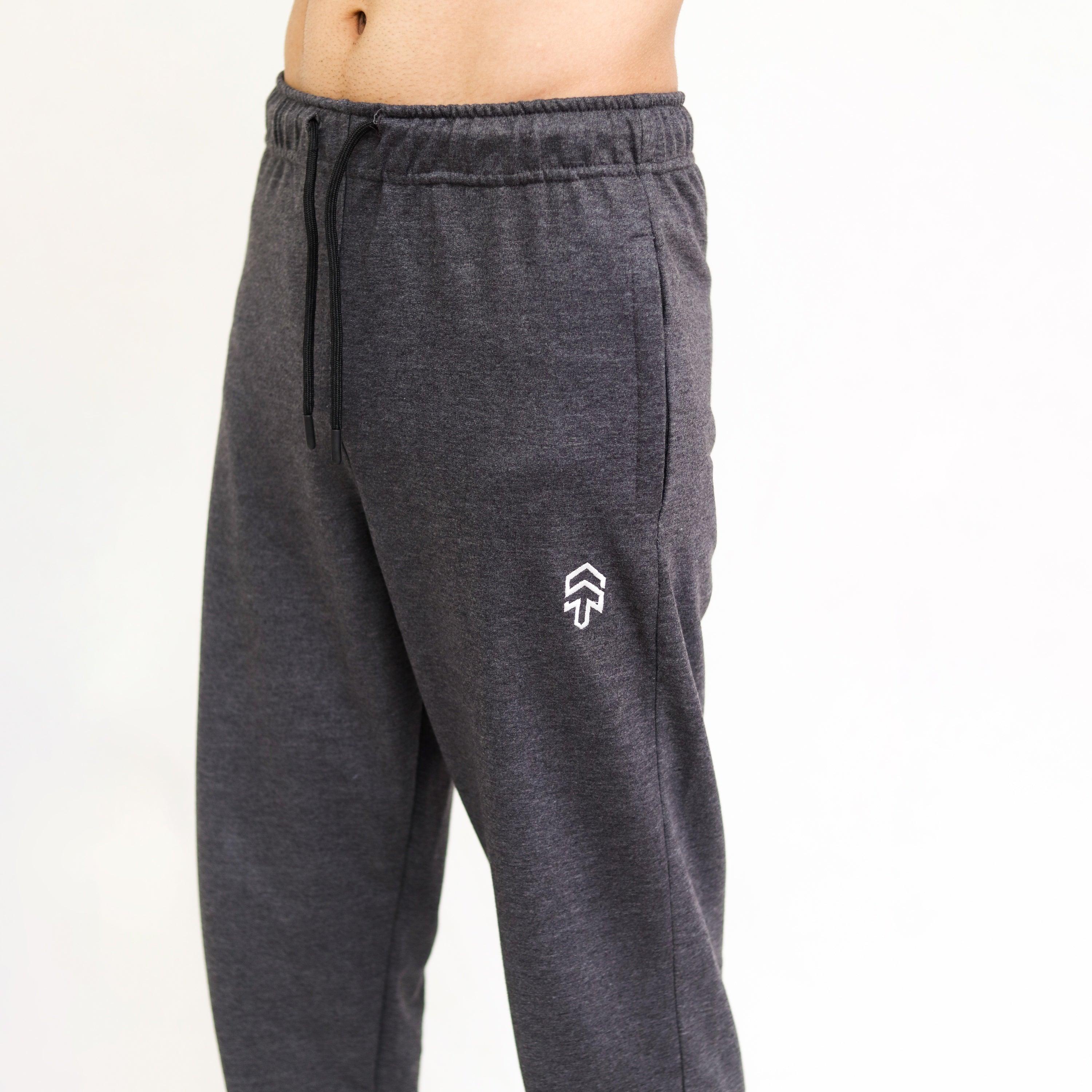 Charcoal Terry Basic Trouser - Surteez