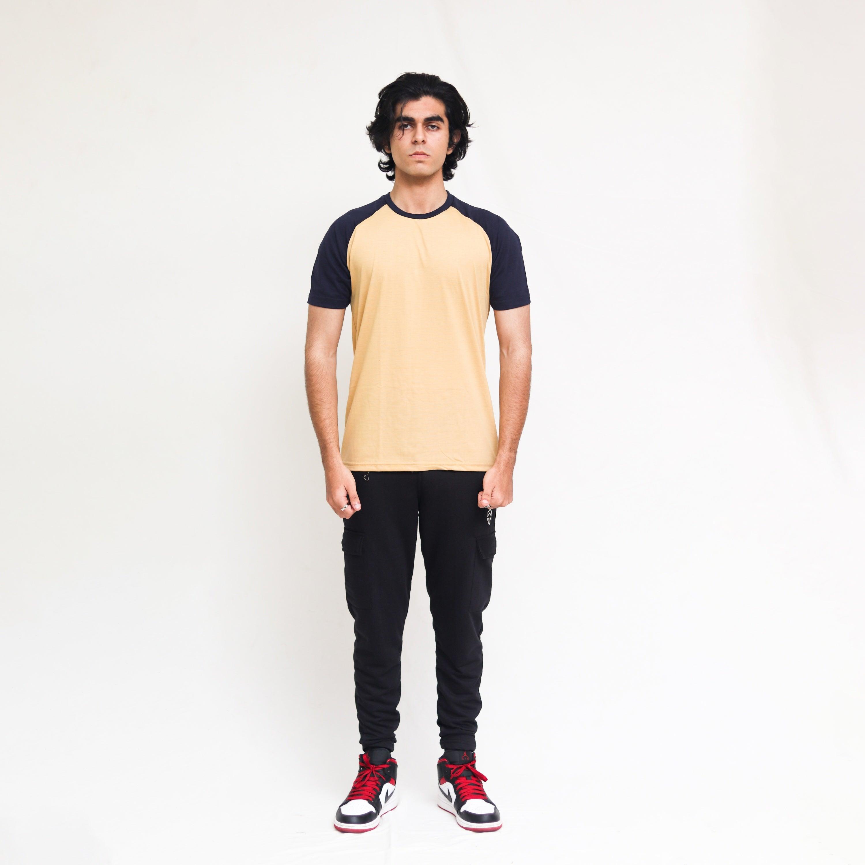 Khaki Navy Raglan - Surteez