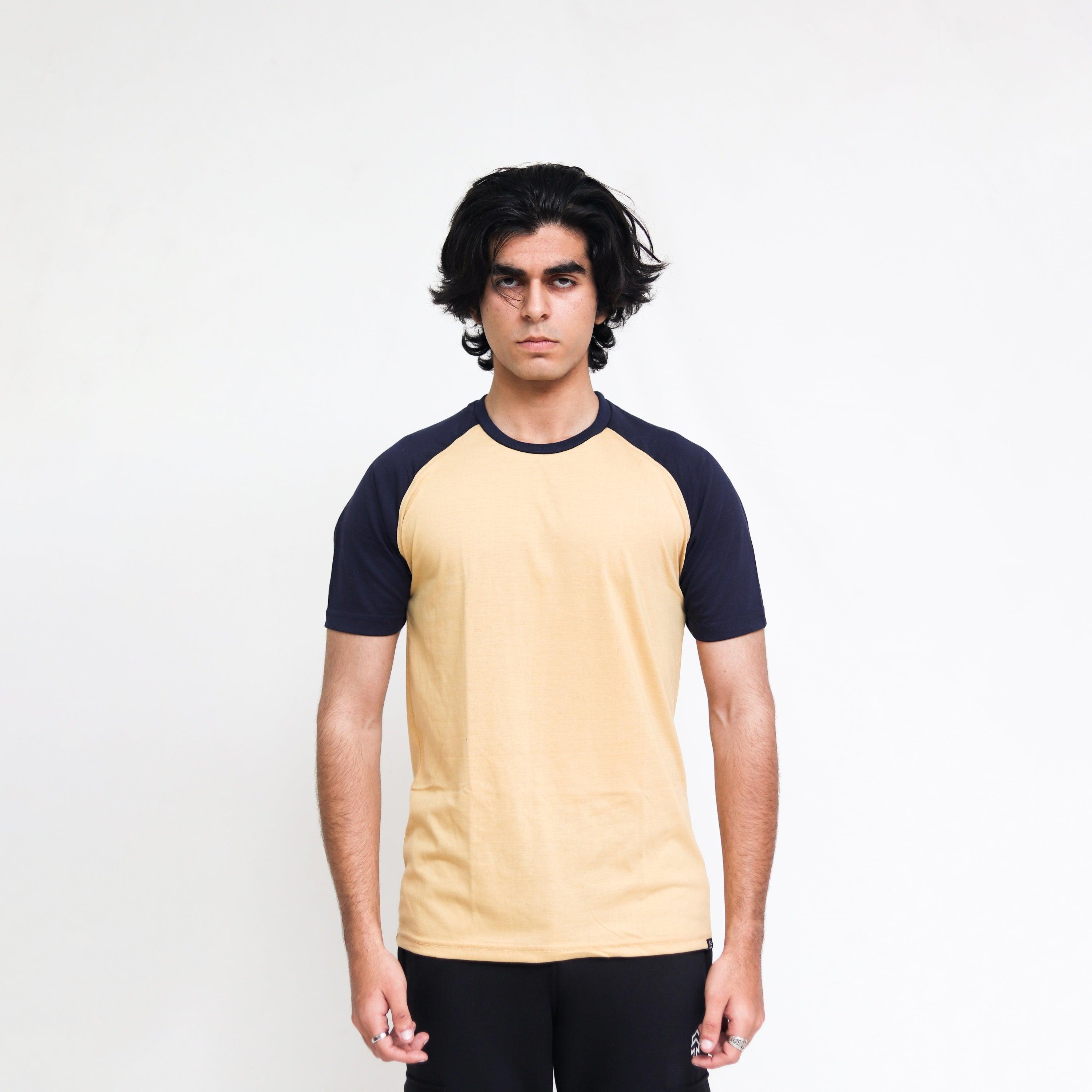 Khaki Navy Raglan - Surteez