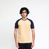 Khaki Navy Raglan
