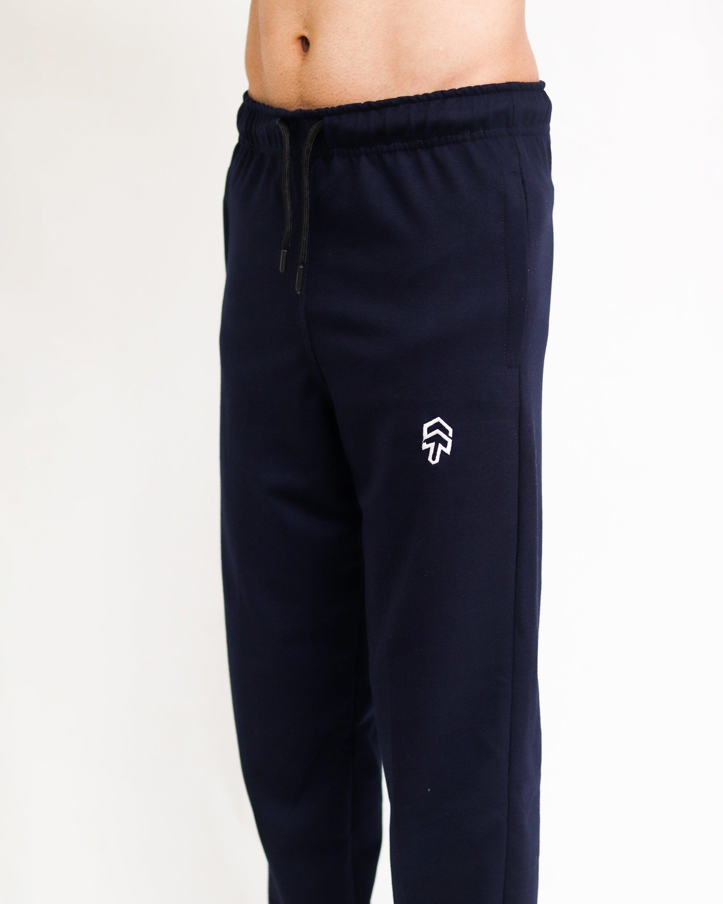 Navy Terry Basic Trouser - Surteez