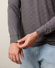 Textured Stretch F/S - Taupe Grey