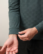 Textured Stretch F/S - Moss Green