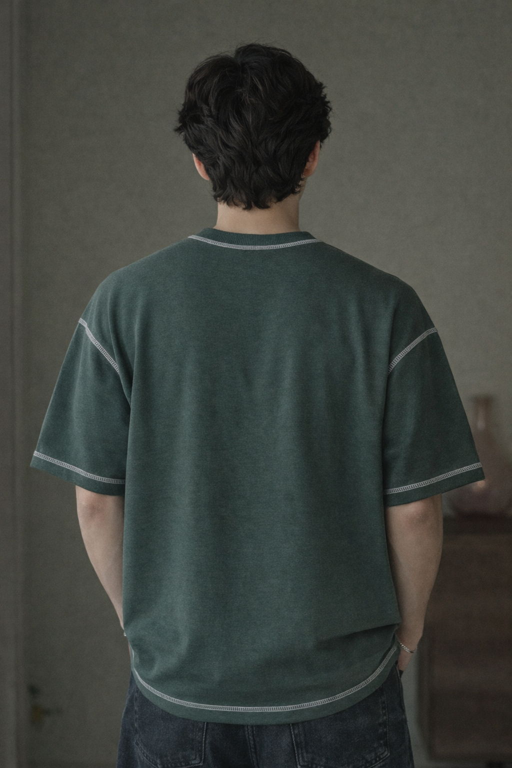 Terry Oversize Sage Green - 250GSM