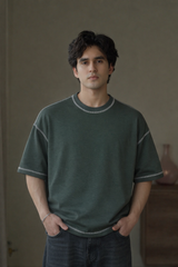 Terry Oversize Sage Green - 250GSM