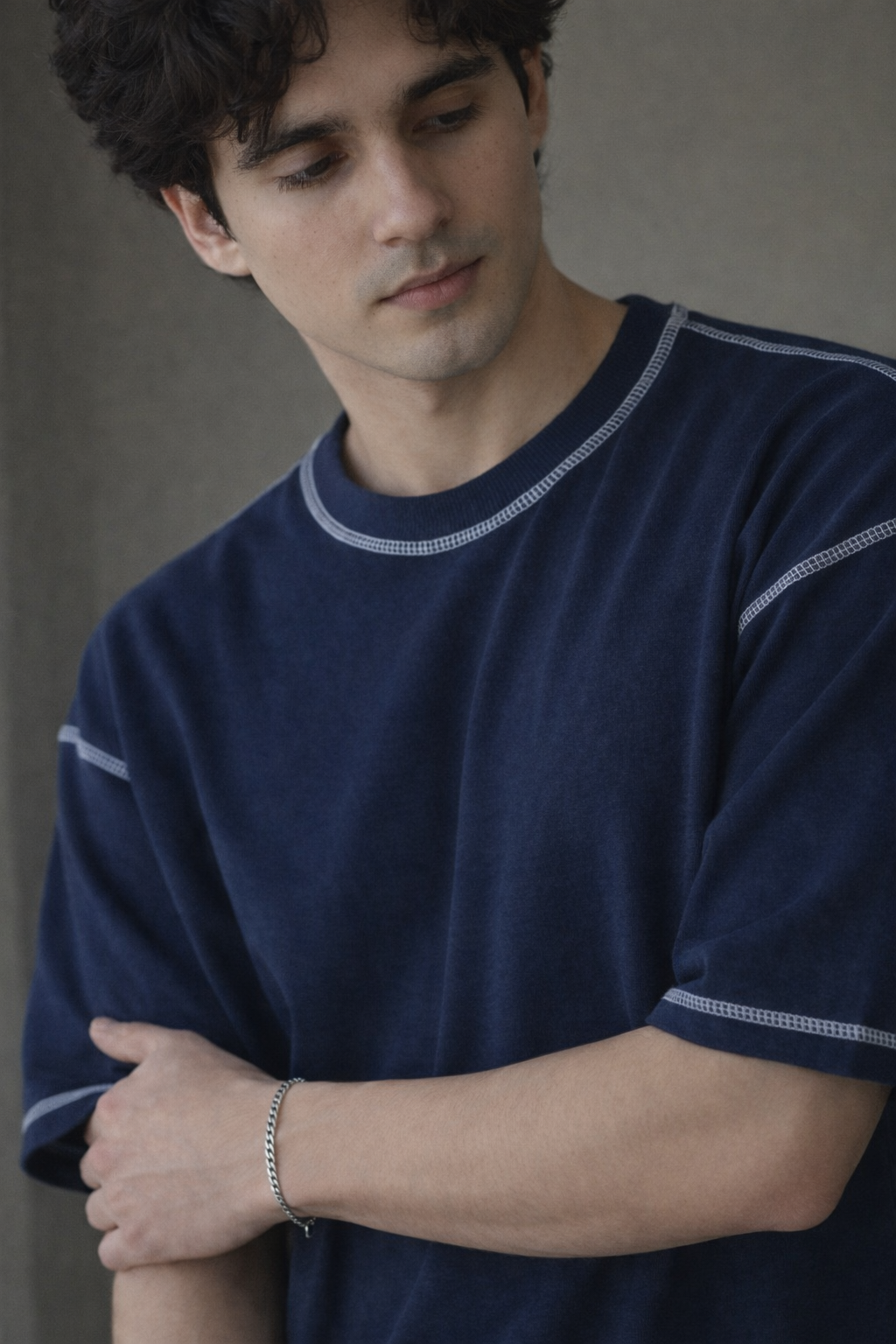 Terry Oversize Navy Blue - 250GSM