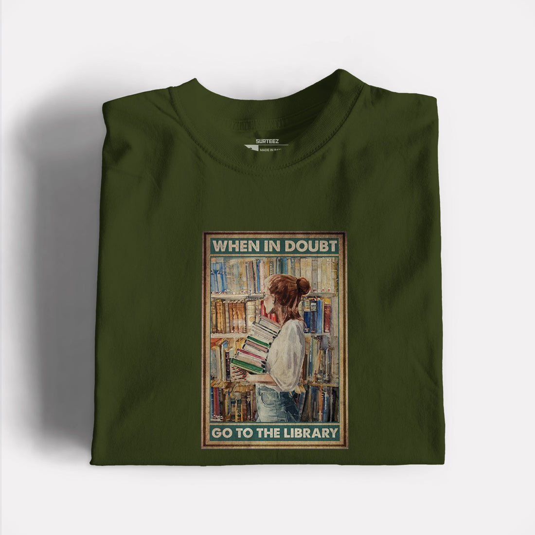 Library Graphic  Tshirt