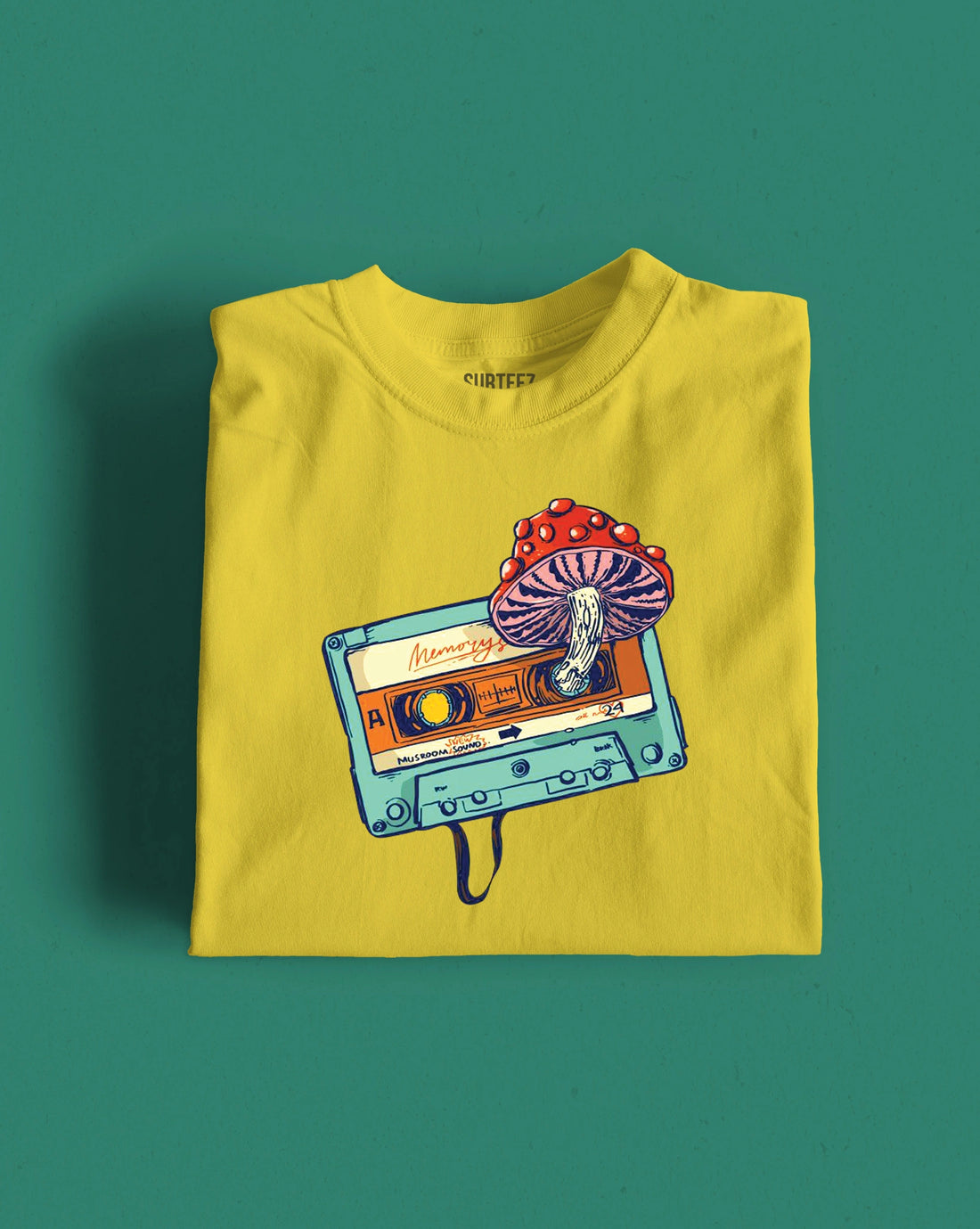 Mushroom Cassette Graphic Tshirt