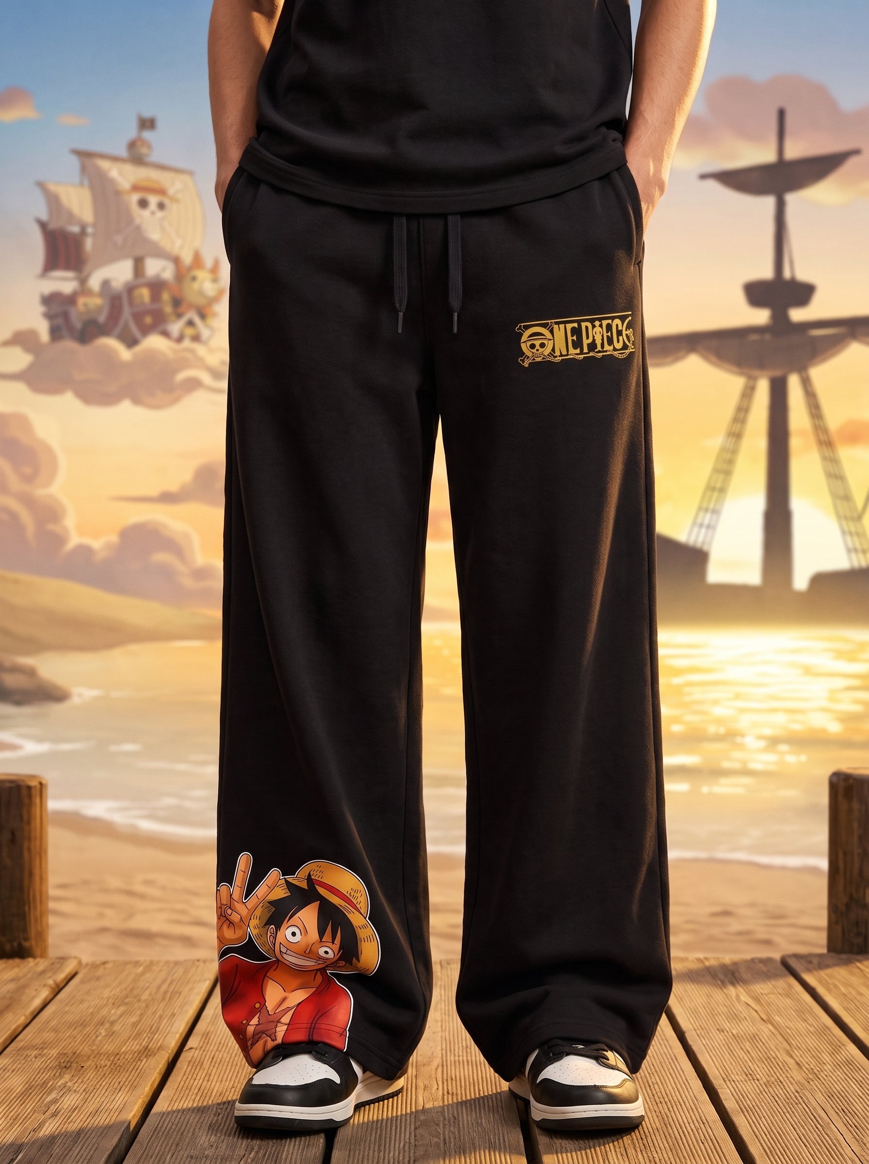 One Piece Graphic Trouser