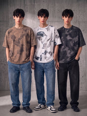 Vintage Washed Oversized Boxy Tee - Pack of 3