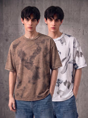 Vintage Washed Oversized Boxy Tee - Pack of 2
