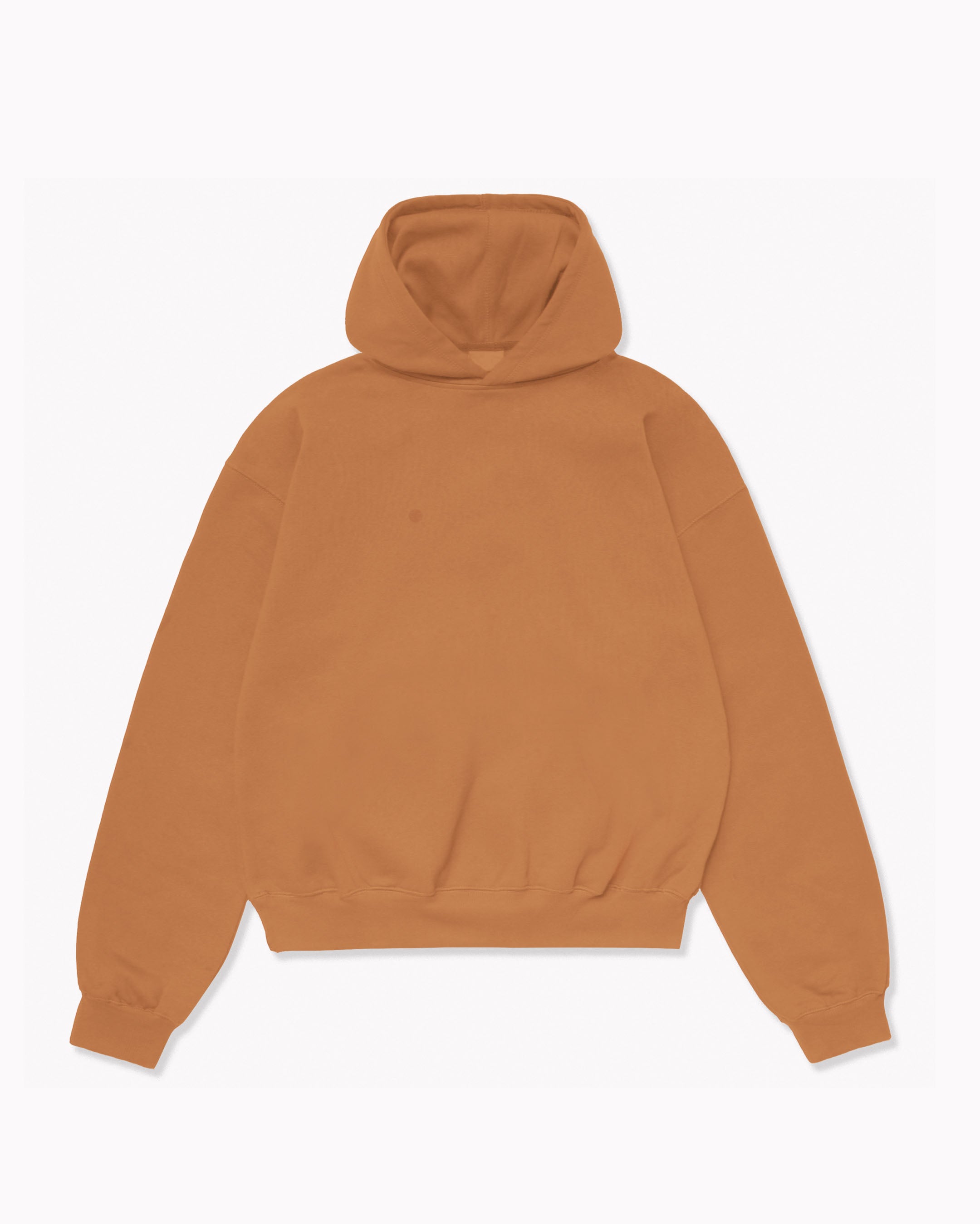 Oversize Mustard Plain Hoodie