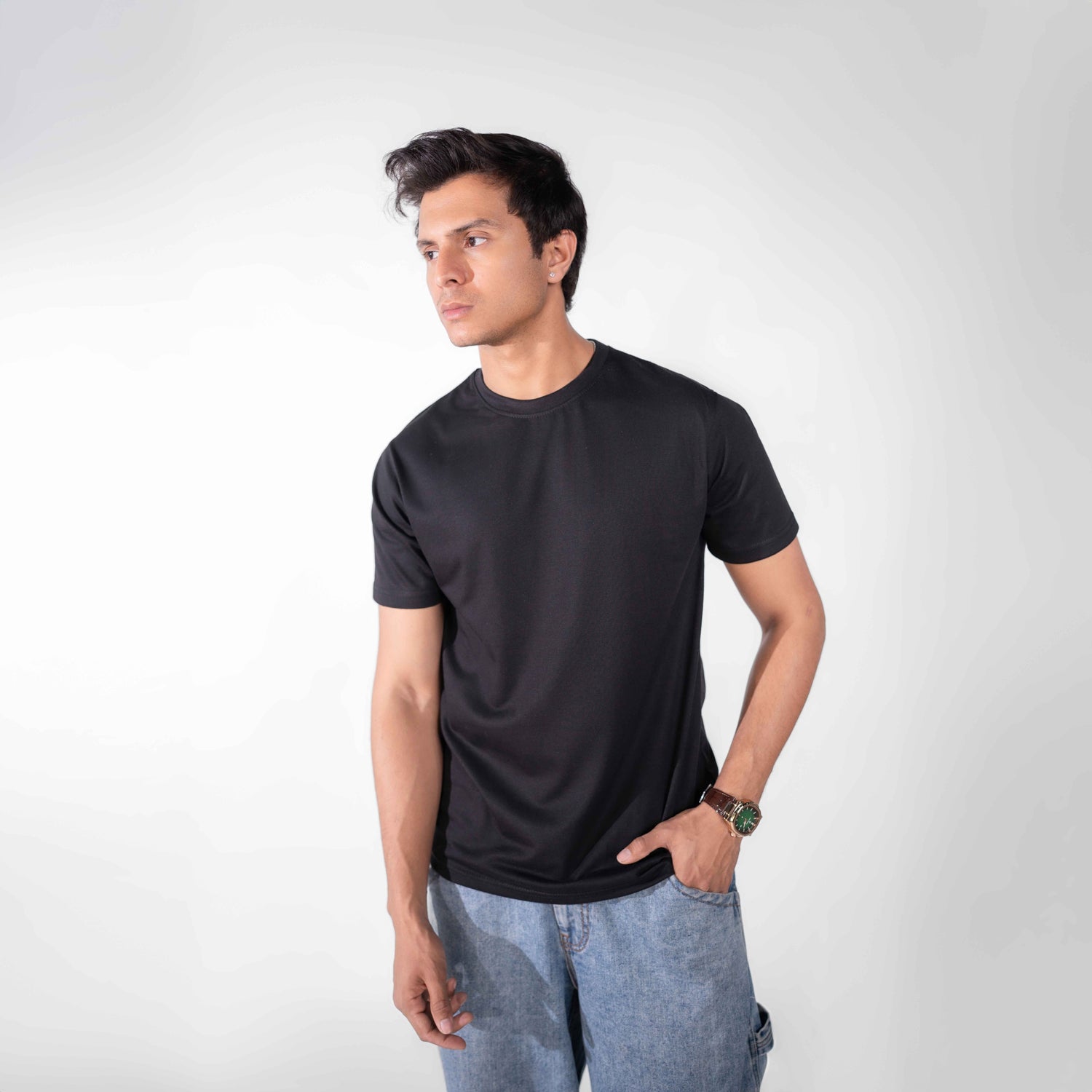 Jet Black Basic Tee