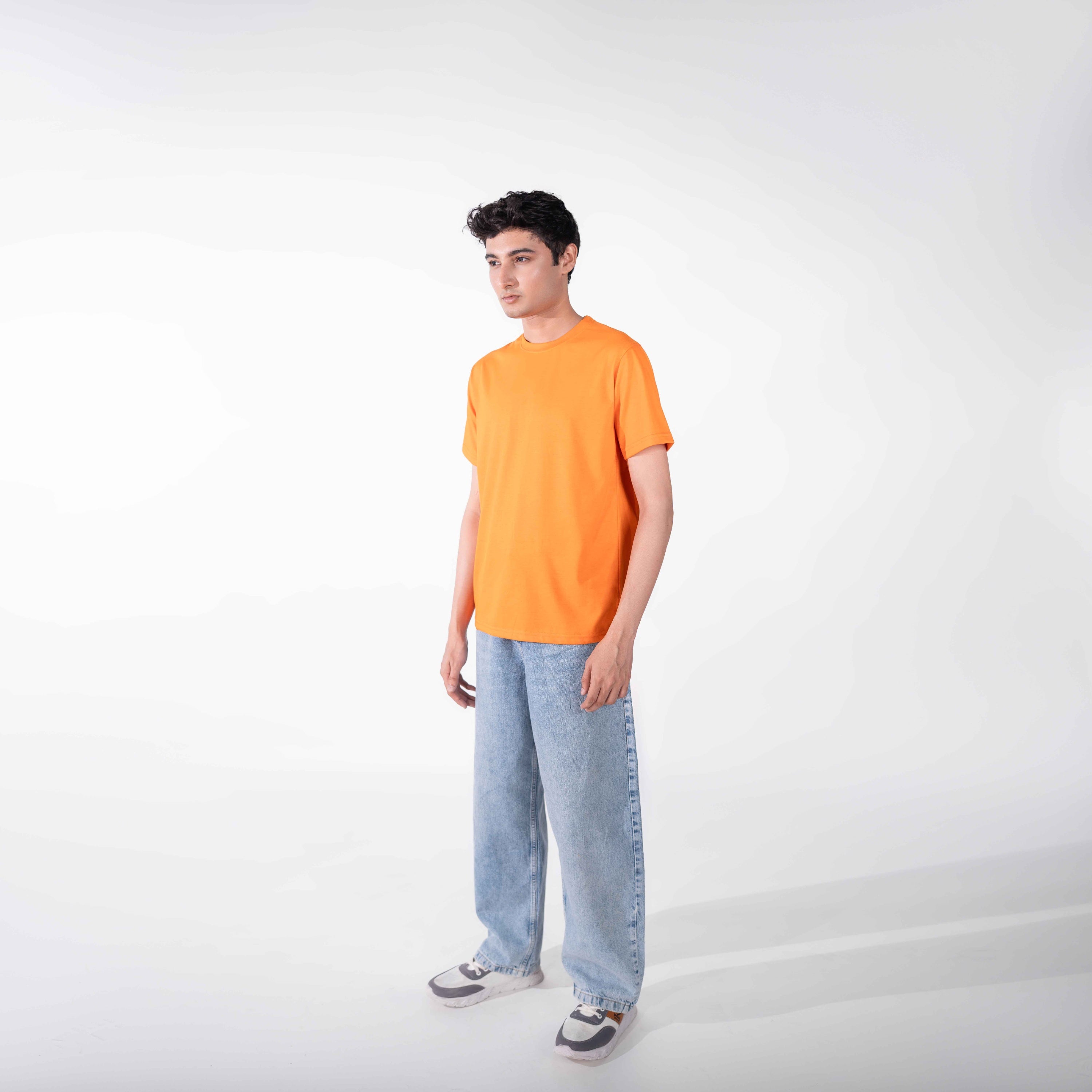 Orange Basic Tee