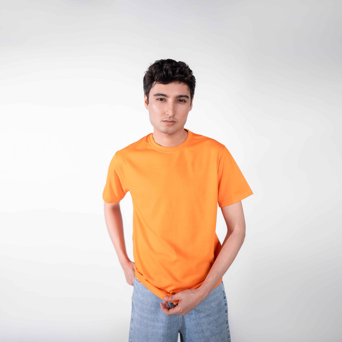 Orange Basic Tee