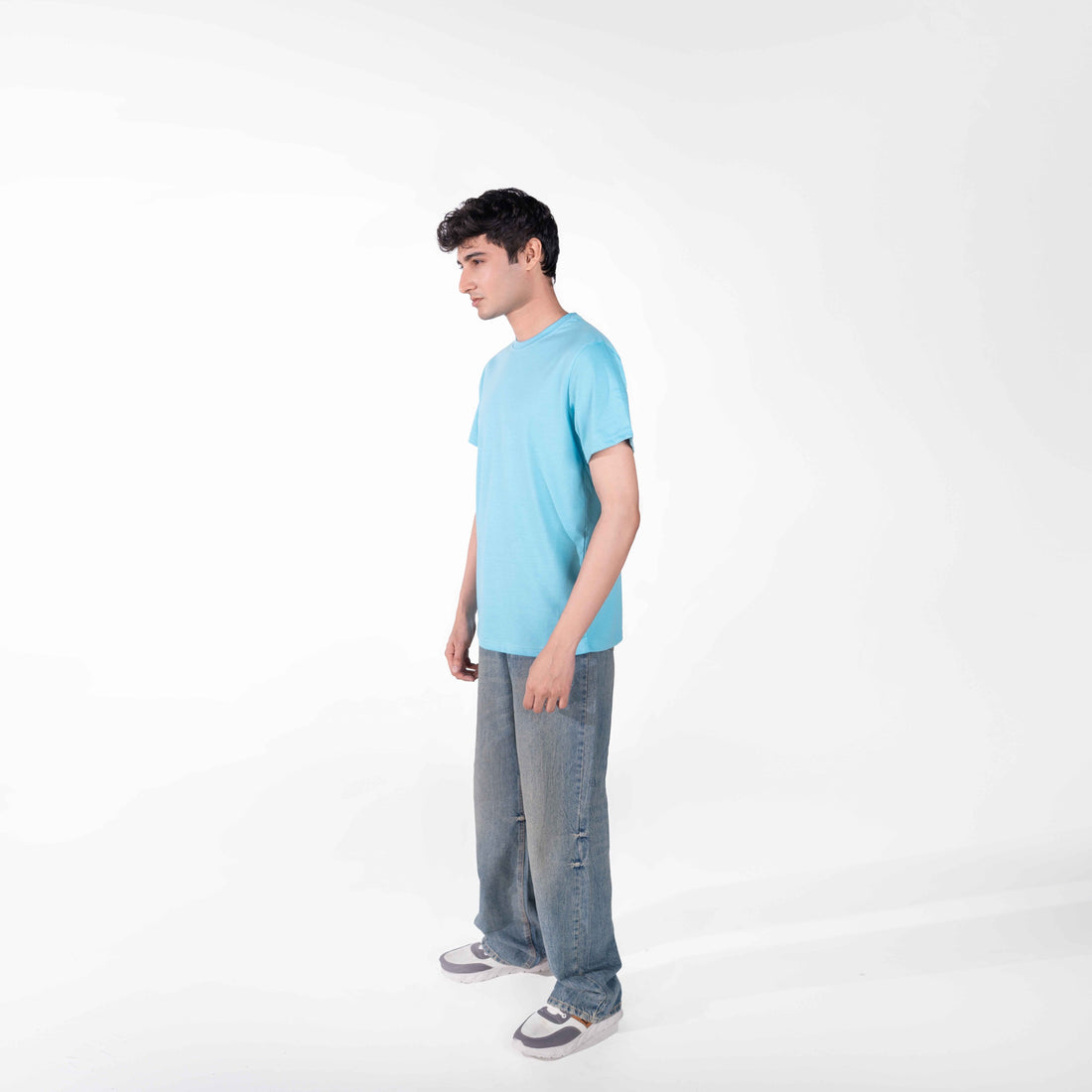 Sky Blue Basic Tee