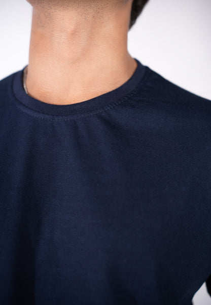 Navy Blue Basic Tee