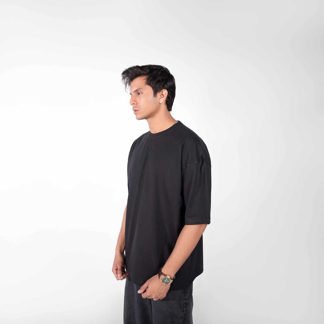 Oversize Black Tee