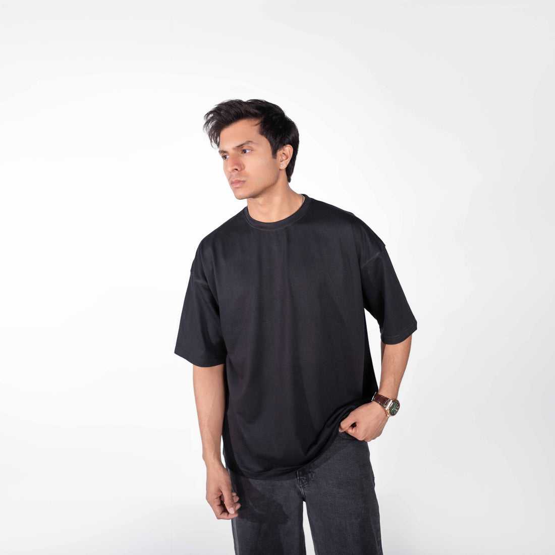 Oversize Black Tee